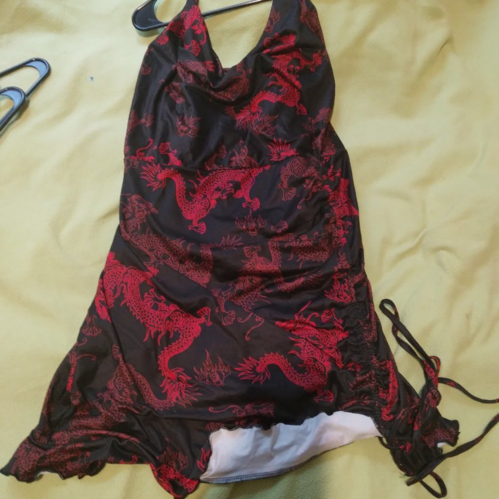 Red and black dragon mini